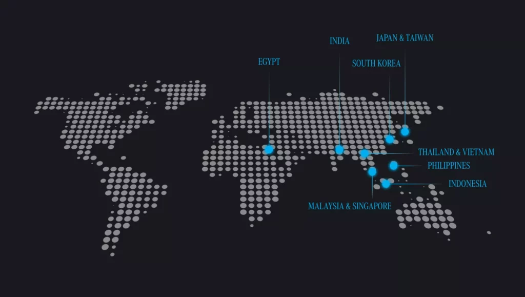 daimler world map